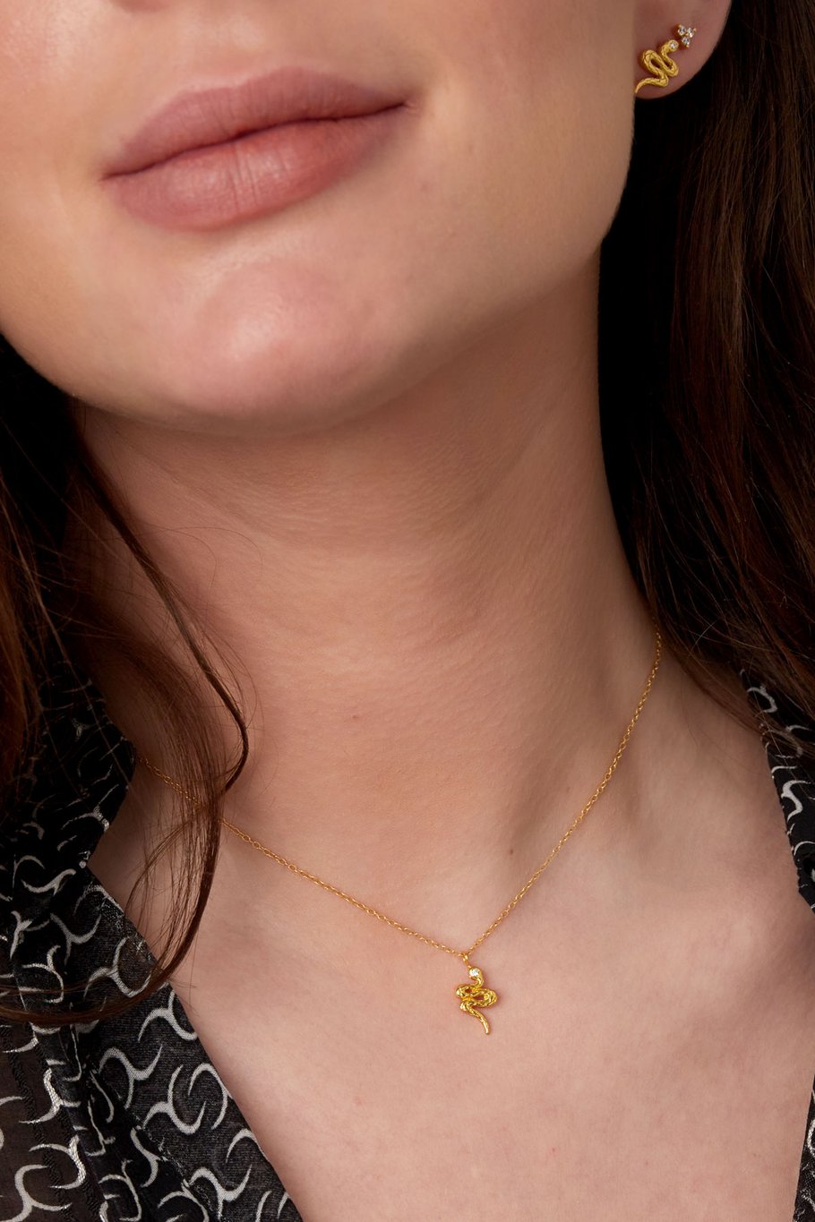 Collier avec pendentif serpent - Argent 925 Image3